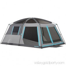 Ozark Trail 14' x 10' Half Dark Rest Frp Cabin Tent, Sleeps 10 563420555